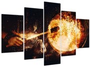 Obraz - Šamanská bubon (150x105 cm)