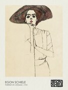 Obrazová reprodukcia Portrait of a Woman (1910), Egon Schiele