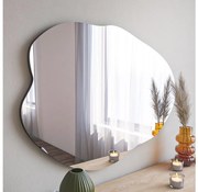 Nástenné zrkadlo OHHO 85x60 cm čierna