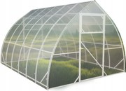 Skleník z polykarbonátu Kvapka 3,1x10 m profily 20x20 polykarbonát 3 mm