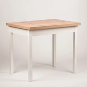 Stima Stôl BINGO Vyberte odtieň ->: Dub Wotan, Vybetre odtieň podnože ->: Biela