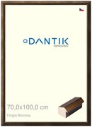 DANTIK rám na obraz 70x100 | Forgia Bronzea (Plexi Čiré)