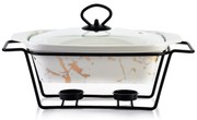 Keramická misa s ohrievačom Marble 1,4L