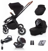 SET kočík Move+ vanička+adaptéry+autosedačka+báza,Night Black/Black