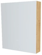 Mereo, Mereo Kúpeľňová zrkadlová skrinka 60 cm, galerka, 1x dvierka ľavá, Multidecor, Dub Arlington, MER-CN798G61DARL
