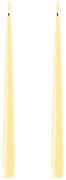 DeluxeHomeart Vysoké LED sviečky Shiny Light Yellow – set 2 ks
