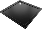 Mexen Flow sprchová vanička štvorcová slim 75 x 75 cm, čierny mat - 46S707575