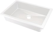 Deante Zápustné/poddoskové umývadlo Correo 50x35 cm - CQR AU5U, granit, alabaster