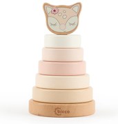 Bieco - Drevená stohovacia veža - jelenček Ella