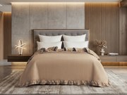 Prehoz na posteľ MONTEGO, tmavobéžový Rozmer: 200 x 220 cm