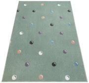 Koberec Lima C275b zelený / krémový