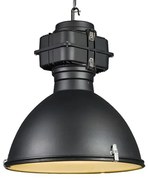 Inteligentné priemyselné závesné svietidlo čierne 53 cm vrátane A60 Wifi - Sicko