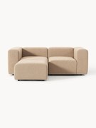 Modulárna buklé pohovka (3-miestna) s podnožkou Lena (ľavá/pravá)