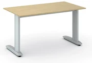 Kancelársky písací stôl PRIMO FLEXIBLE, 140x80 cm, breza