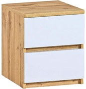Nočný stolík Arca AR10 Dub Wotan/Biely