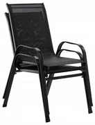Set stoličiek Stela, 55 x 70 x 92 cm, 2 ks, čierna