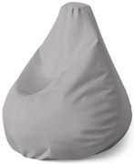 Sedací vak Pear sivá - detský, sivá