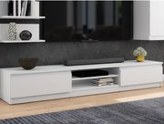 TV stolík Carlos, biely, 175 cm%