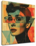 Audrey Hepburn obraz na plátne - Nezabudnuteľná krása