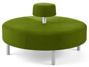 Okrúhla pohovka DOT, Ø 1300 mm, látka Medley limetkovo zelená