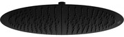 Mexen sprchová nerezová hlavica Round 40 cm, čierna, 79240-70