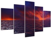 Obraz mora s vtákmi (150x105 cm)