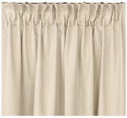 Krémový záves 220x245 cm Carmena - Homede