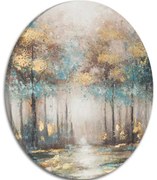 Okrúhle obrazy s akrylom Tajomstvá zlatého rána | different dimensions