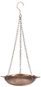 Závesné kovové napájadlo Romance, 26 x 20 x 5 cm, farba medená