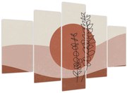 Obraz - Boho listy N⁰1 (150x105 cm)