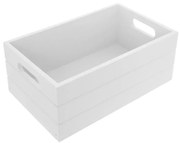 Orion Drevená debnička, biela, 26 x 16 x 11 cm, S