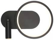 LED Nástenné svietidlo LED/14W/230V 4000K čierna