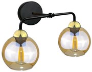 Nástenné svietidlo MELLE GOLD 2xE27/60W/230V