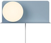 Nordlux - Nástenné svietidlo s poličkou LILIBETH 1xE14/25W/230V modrá