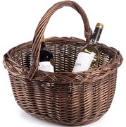 Nákupný kôš prútený provence Chica II.š. 34 x hl. 29 x v. 19/30(cm)