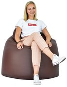 Sedací vak hruška hnedá EMI