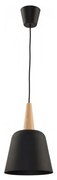 Luster na lanku DONG 1xE27/60W/230V čierna