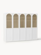 Modulárna šatníková skriňa's krídlovými dverami Jeanne, Š 250 cm, rôzne možnosti