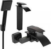 Mexen Aries R45 kúpeľňová súprava, čierna - 744813R45-70