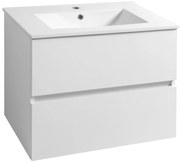 Aqualine Aqualine, PANEDA umývadlová skrinka 69,5x55x45,2cm, biela, PN270