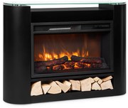 Klarstein Studio 10 Arc, elektrický krb, 1800 W, LED plamene, ventilátor, diaľkové ovládanie