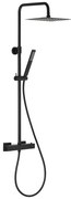 Logon Black Premium Sprchový systém s funkciou dažďovej sprchy s termostatickým miešačom