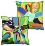 Sada 2 polštářů FUNKY II 43x43 cm vícebarevná