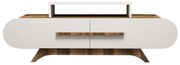 TV stolík Rose Walnut White