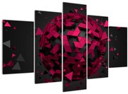 Obraz 3D abstrakcie (150x105 cm)