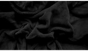 Plachta mikroplyš SOFT 180x200 cm čierna