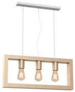 Luster na lanku MACK 3xE27/60W/230V