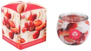 Arome Vonná sviečka v skle Strawberry Cream, 90 g