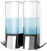 Dávkovač mydla Compactor Edge, 2 x 500 ml, čierna