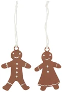 IB Laursen Vianočná ozdoba GINGERBREAD, hnedá